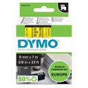Dymo Tape D1 9mm Svart/gul