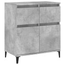 vidaXL Skjenk betonggrå 60x35x70 cm konstruert tre