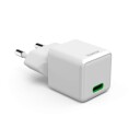 Hama Super-Mini USB-C Hurtiglader 25W Hvit - Mobillader med Power Delivery