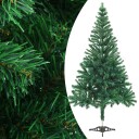vidaXL Kunstig juletresett med LED og kuler 210 cm 910 grener