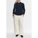 Kiton Herre Strikkevarer Blå 2XL,