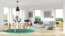 Runde tepper sisal   Agave smaragdgrønn Størrelse: Ø 200 cm
