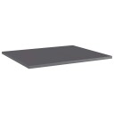 vidaXL Hylleplater 8 stk høyglans grå 60x50x1,5 cm konstruert tre
