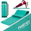 Tykk treningsmatte 183 x 60 cm Neo Sport   192301 turkis