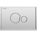 LAUFEN LIS TRYKKPLATE AW106 KROM/BØRSTET STÅL
