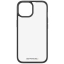 PanzerGlass ClearCase D3O Deksel for iPhone 15 - Svart Ramme, Transparent Beskyttelse