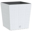 vidaXL Plantekasse med avtakbar potte antrasitt 21 / 32 L PP rotting