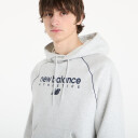 New Balance Linear Graphic Fleece Hoodie   Grey   XL