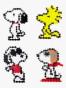 Plus Plus Snoopy Tube 4-pakk