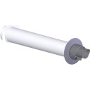 80/125 Metalbestos ConneXt vegggjennomføring PP/Alu white 800 mm