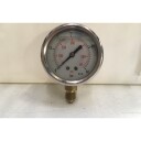 Glyserinmanometer Ø 63 mm RF-hus, 1/4" rg. nedovervendt 0+40 Bar/Psi