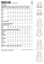 McCall's 8248 - Foldeskjørt A5 (6-8-10-12-14)