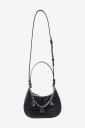 Lauren Ralph Lauren - Skulderveske Glossy Embsd Croc-Mrcy Zp Shld-Sba-Sma - Svart