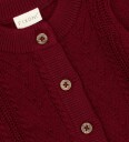 Blå Cardigan   Strikk   Tibetansk rød   Blå   1 år (80)   Cardigan Bordeaux