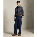Polo Ralph Lauren Custom Fit Brushed Flannel Shirt Blue Purple Heather