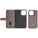 Essentials iPhone 13 Mini Läderfodral med 3 Kortholder Grå