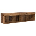  TV skap 2 pcs Gamle tre 60 x 30 x 30 cm Konstruert tre