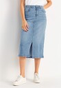 Cellbes Of Sweden Denim skj?rt med splitt foran