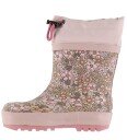 Wheat Termostøvler - DIM Rose Blomster - Wheat - 22 - Gummistøvler Beige Rosa