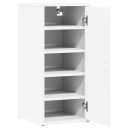 vidaXL Skoskap hvit 32x35x70 cm sponplate