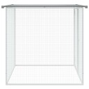 Vidaxl Kyllingbur Med Tak Lysegrå 103X98X90 cm Galvanisert Stål