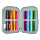 Miss Melody Triple Pencil Case Hearts LED  0411774 