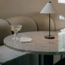 New Works Florence Søylebord Ø70cm Gris Du Marais Marmor
