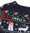 Jule-Sweaters Genser - Strikk - Den Jolly Crew Julen - Jule-Sweater - 1-2 år (80-92) - Genser Grønn Hvit Marineblå Rød