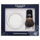 Plisson Starter Kit Russian Grey Badger & Shaving Bowl W/Soap Blå