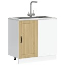  Vask underskap Lucca sonoma eik konstruert tre 8721158426574