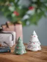 Bloomingville Jule dekorasjonsgraner 2 deler Beige grønn