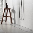 Slidedrain Slukrenne Tile Insert Børstet Stål / 90cm