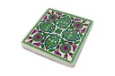 Glassunderlag 4 pk   Grønn/Lilla