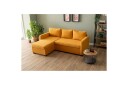 Tareen Sofa med Divan 3 seter   Sennepsgul