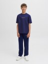 Jack & Jones Jornorrebro Emb Tee Ss Cn Noos Jnr Navy 140