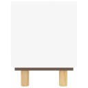 vidaXL TV-benk hvit 105x30x40 cm heltre furu og naturrotting