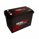 SKANBATT Premium Lithium   12V 280Ah 200A BMS   384x204x268mm   Bluetooth   Heat   8 Års garanti