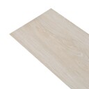 Selvklebende PVC gulvplanker 2,51 m² 2 mm klassisk hvit eik
