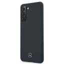 Mercedes Silikonetui for Samsung Galaxy S21 Blå Hardcase