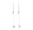 Georg Jensen CC 2024 lysholder sett måne stjerne 2-pk palladium