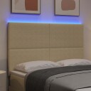  LED Hodegjerde Lyst Grønn Grå 72 cm Cordfløyel