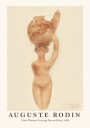 Nude Woman Carrying Vase on Head Plakat Plakat / 21x30cm