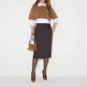 Elisabetta Franchi Dame Strikkevarer Brun XL,