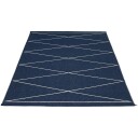 Pappelina Max matte 180x260 cm darkblue / vanilla