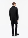 Tiger Of Sweden Aleric Wool/Cashmere Stand Up Coat Black