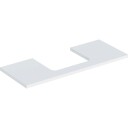 Geberit One benkeplate 119x47,3 cm matt hvit