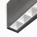 Arcchio Karline LED-vegglampe rustfritt stål 4W