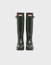 Hunter Womens Original Tall Gloss Boot   Khaki green   40 41