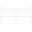  Sengegavl i metall hvit 160 cm 8720845884017