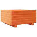 Plantekasse voksbrun 50x50x26,5 cm heltre furu
